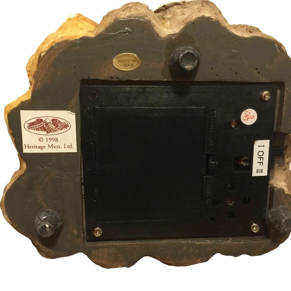 1998 Heritage Mint Ltd Santa in Sleigh Figurine Music Box 8 Christmas Songs - Picture 10 of 10